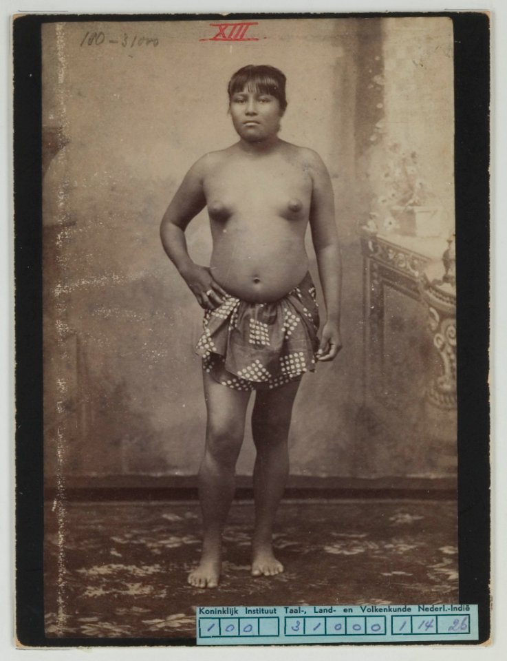KITLV - 6557 - Indian girl in Surinam - 1891
