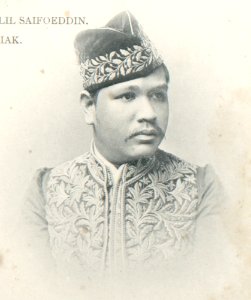 KITLV - 80277 - Kleingrothe, C.J. - Medan - Sultan Abdul Aziz Shah Abdoeldjalil Rachmat, prince of Langkat and its dependencies - 1898
