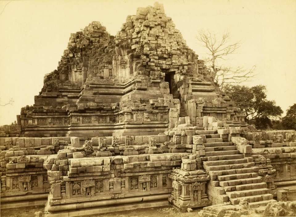 KITLV 40237 - Kassian Céphas - Tjandi Prambanan - 1889-1890
