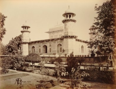 KITLV 91975 - Samuel Bourne - Tomb of Itimad-ud-Daula in Agra in India - Around 1860
