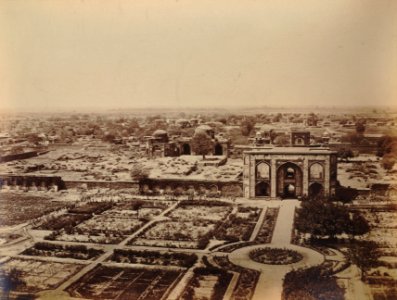 KITLV 91987 - Samuel Bourne - Tomb in Delhi India - Around 1860 photo