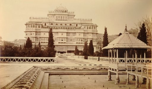 KITLV 92011 - Bourne and Shepherd - Indur Mahal Palace, Jaipur in India - Around 1885