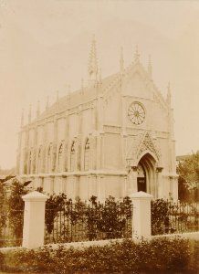 KITLV - 91919 - Wah Seng - Singapore - Church, presumably in Singapore - circa 1895 photo