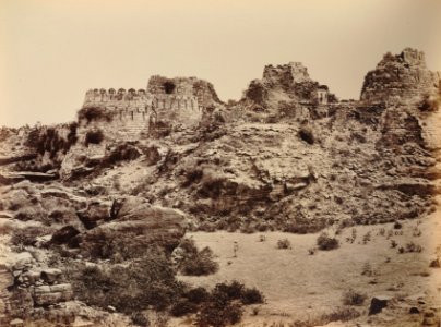 KITLV 91993 - Unknown - Ruins of Fort Tughlakabad at Delhi in India - Around 1860 photo