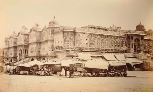 KITLV 92009 - Bourne and Shepherd - Maharaja College in Jaipur in India - Around 1860 photo