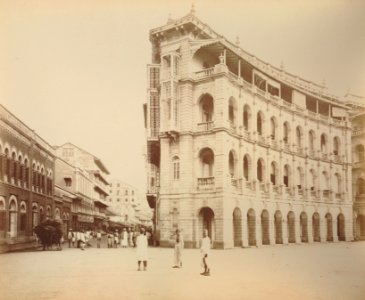 KITLV 92017 - Unknown - Elphinstone Circle in Bombay in India - Around 1860