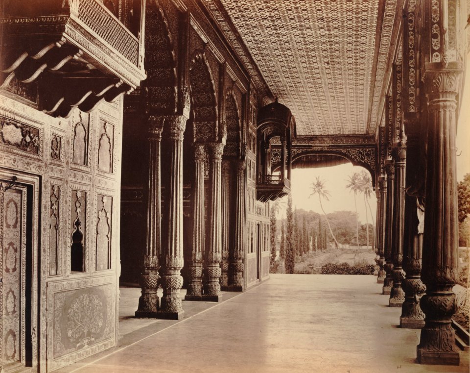 KITLV 92054 - Unknown - Darya Daulat Bagh palace at Seringapatam in India - Around 1870