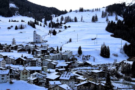 The alps cold the horizon