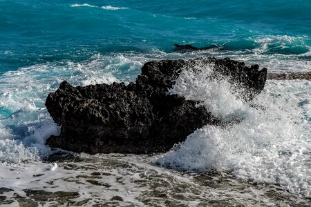 Ocean seashore wave photo