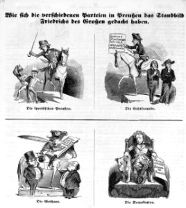 Kladderadatsch 1851 0088 - standbild friedrichs des großen