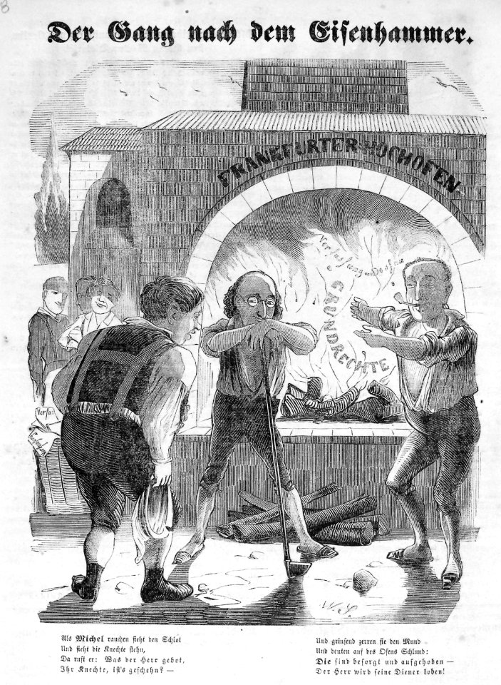 Kladderadatsch 1851 0188 - frankfurter hochofen