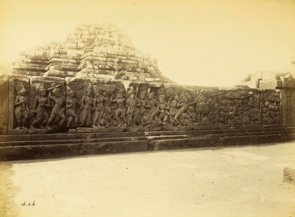 KITLV 40244 - Kassian Céphas - Tjandi Prambanan - 1889-1890