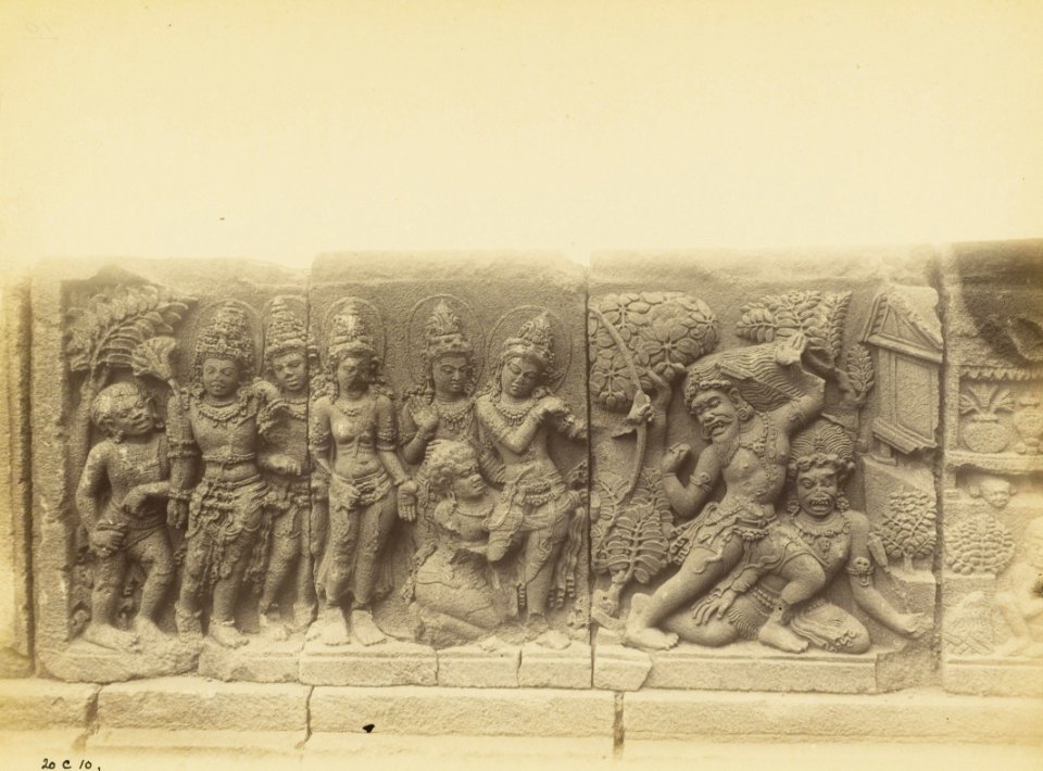 KITLV 40248 - Kassian Céphas - Tjandi Prambanan - 1889-1890
