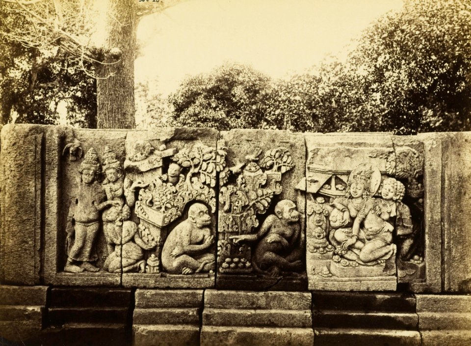 KITLV 40252 - Kassian Céphas - Tjandi Prambanan - 1889-1890