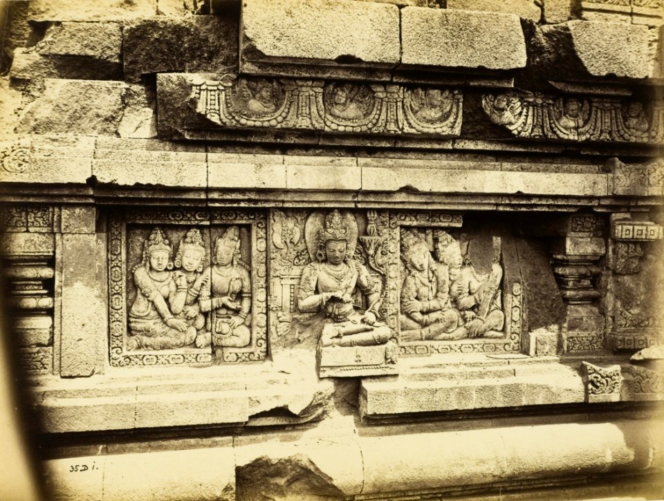 KITLV 40256 - Kassian Céphas - Tjandi Prambanan - 1889-1890