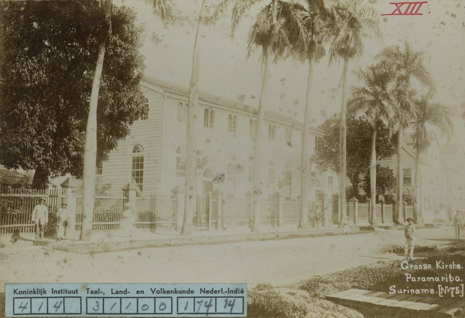 KITLV - 91636 - Church in Paramaribo - circa 1880