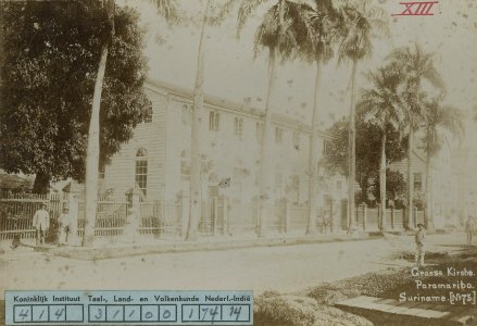 KITLV - 91636 - Church in Paramaribo - circa 1880