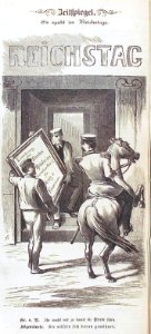 Kladderadatsch 1869 0132 reichstag bundesministerien