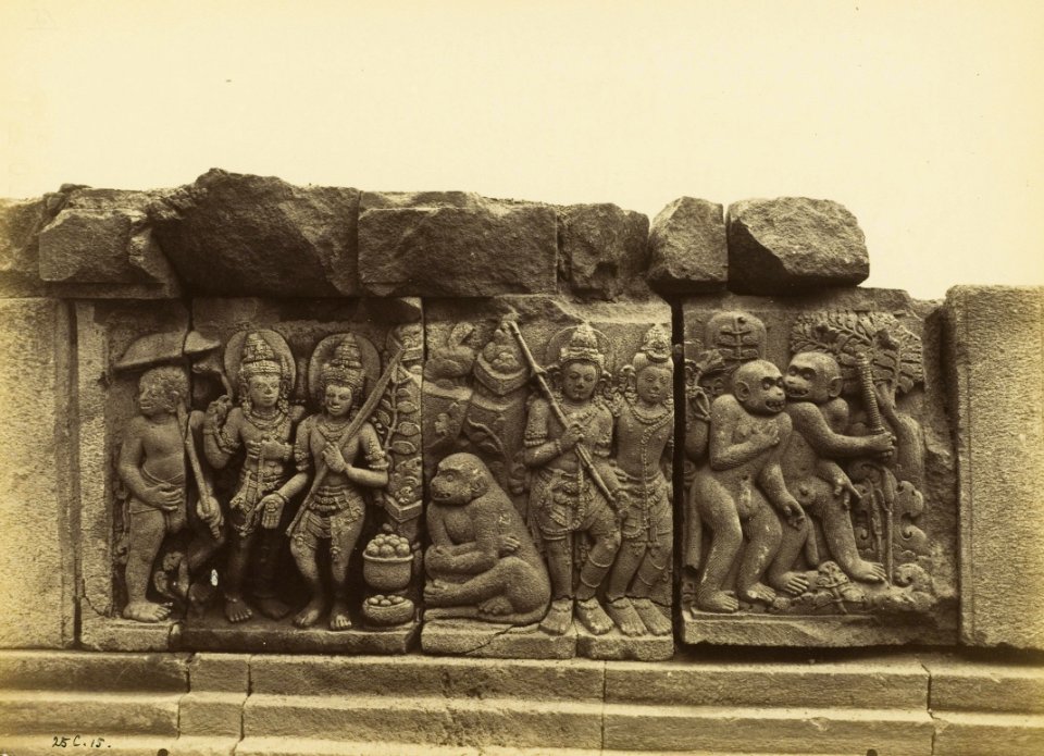 KITLV 40284 - Kassian Céphas - Tjandi Prambanan - 1889-1890