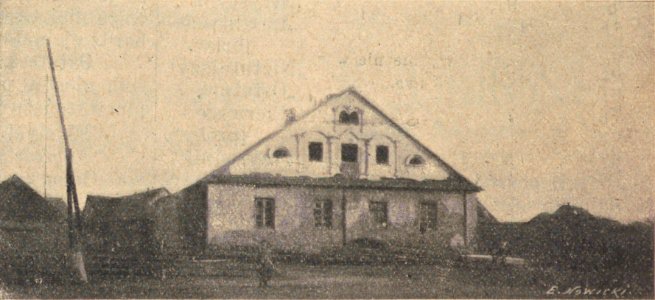 Kleckaja synagoga. Клецкая сынагога (E. Navicki, 1908)
