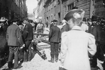 Klara östra kyrkogata 1900