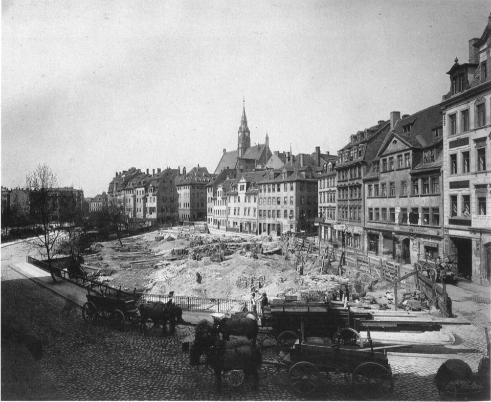 Kleine Fleischergasse Leipzig um 1905