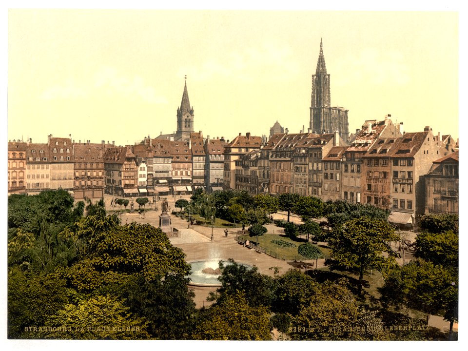 Kleber Place, Strassburg, Alsace Lorraine, Germany-LCCN2002695089