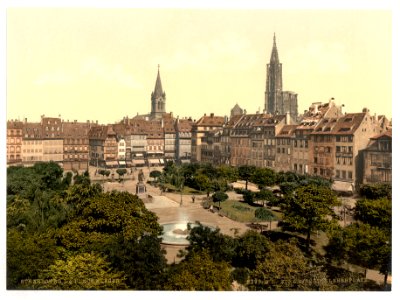 Kleber Place, Strassburg, Alsace Lorraine, Germany-LCCN2002695089