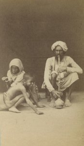 KITLV 91169 - Unknown - Family in India - Before 1880