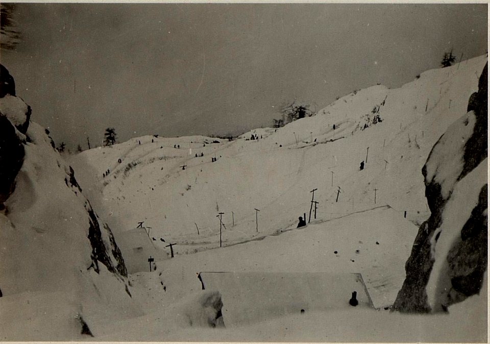 Kleiner Pal. Schartl Wegmarkierung für den Winter + 1862. (BildID 15471471)