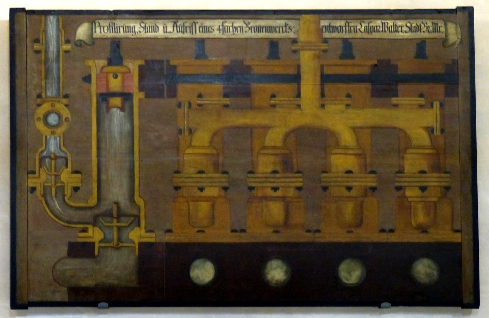 Kleiner Wasserturm Augsburg, Tafelbild 3