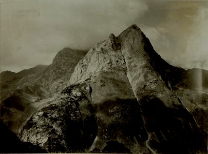 Kleiner Pal, Mulde hinter dem Mittelabschnitt mit Küchen und Unterkünften. Hintergrund, Val di Colinetta, Collinkofl und Cellonkofl, Cellonschulter. (BildID 15481184)