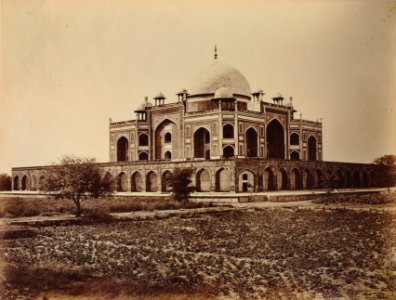KITLV 92006 - Samuel Bourne - Humayun's tomb in Delhi, India - Around 1860 photo