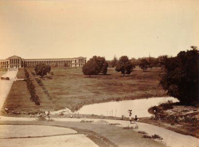 KITLV 92034 - Unknown - Public Offices at Cubbon Park in Bangalore, India - Around 1870