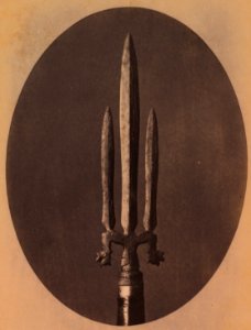 KITLV 106562 - Kassian Céphas - Lance, presumably belonging to the pomp of the Sultan of Yogyakarta - Around 1880 photo