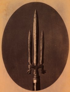 KITLV 106562 - Kassian Céphas - Lance, presumably belonging to the pomp of the Sultan of Yogyakarta - Around 1880