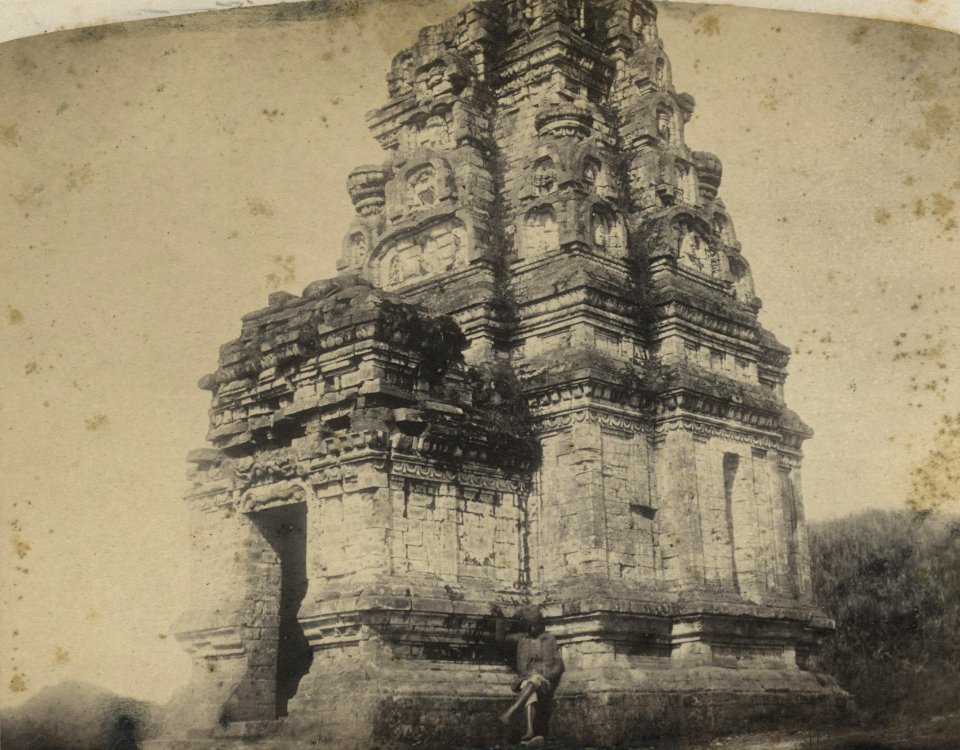 KITLV 106689 - Isidore van Kinsbergen - Tjandi Bima on Dijeng plateau in Wonosobo - 1864-07-1864-09