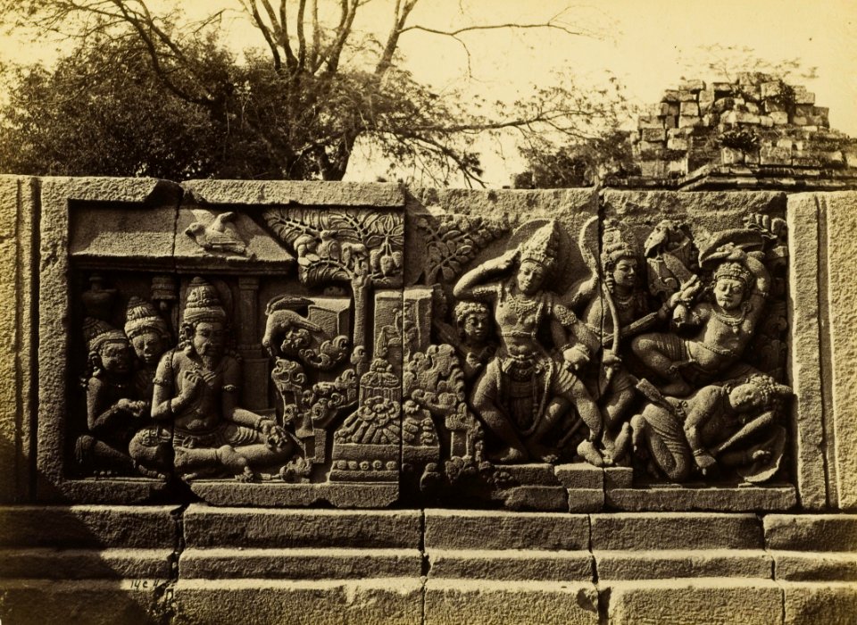 KITLV 40242 - Kassian Céphas - Tjandi Prambanan - 1889-1890