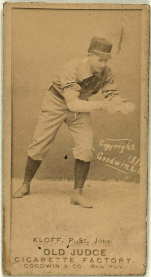 Klopf, St. Joseph Team, baseball card portrait LCCN2008675209