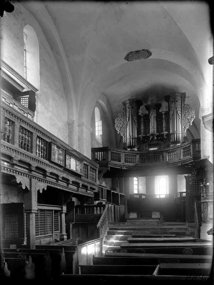 Kloster Germerode Kirchenraum von W Ludwig Bickell vor 1900