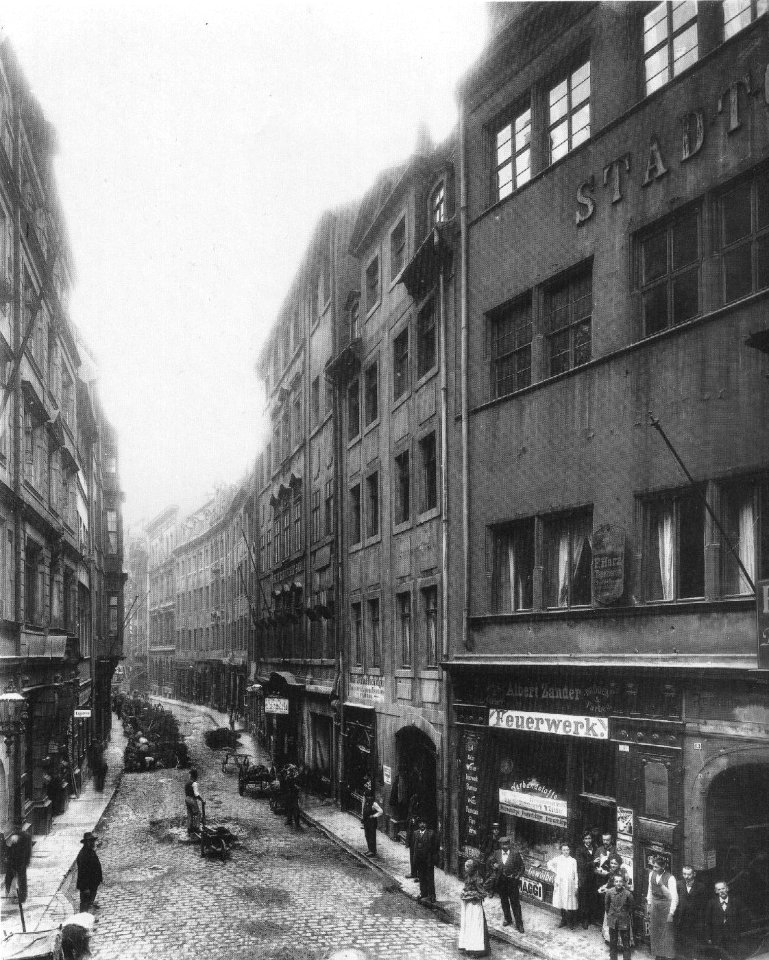 Klostergasse Leipzig 1903