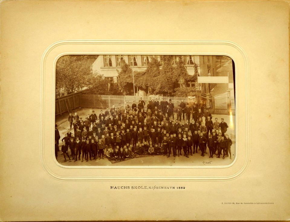 Kjøbenhavn, Hauchs Skole (J. David, 1889)