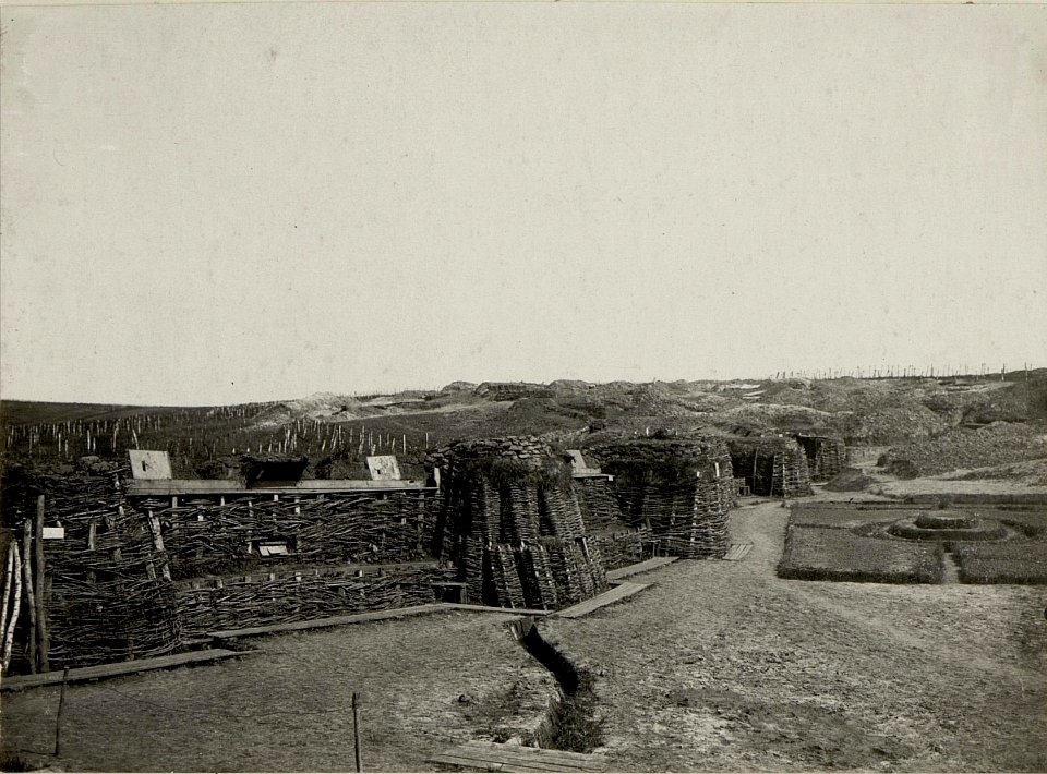 Klaczycha, Stellung des Nordabschnitts beim Landsturminfanterieregiment 29, aufgenommen am 1.Juni 1916 (BildID 15541883)