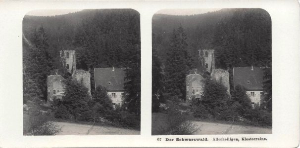 Klosterruine Allerheiligen 1904