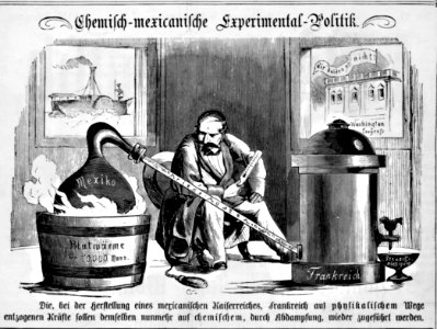 Kladderadatsch 1864 0080 - napoleon mexiko