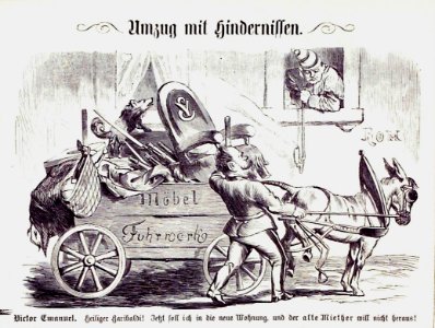 Kladderadatsch 1870 0444 - umzug rom
