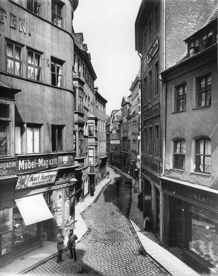 Kleine Fleischergasse Leipzig 1903