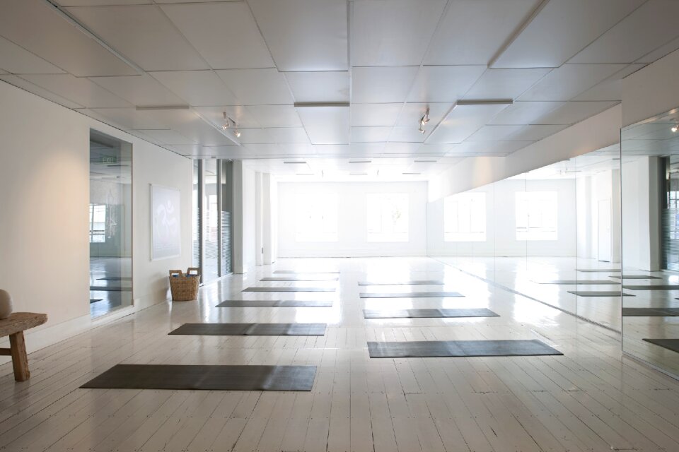 Interior gray health gray yoga
