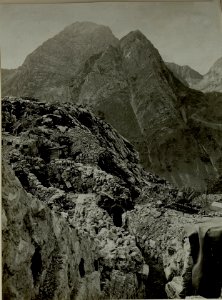 Kleiner Pal.Linker Flügelabschnitt.Blick von der linken Palkote gegen die rechte (1862) Betonierte Stellungen, im Mittellabschnitt noch im Bau, vorne durch eine Sandsackmauer gedeckt.Hintergrund, Kell (BildID 15481261)