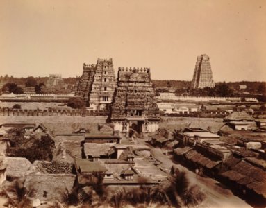 KITLV 92170 - Unknown - Ranganatha temple complex at Srirangam in India - Around 1870